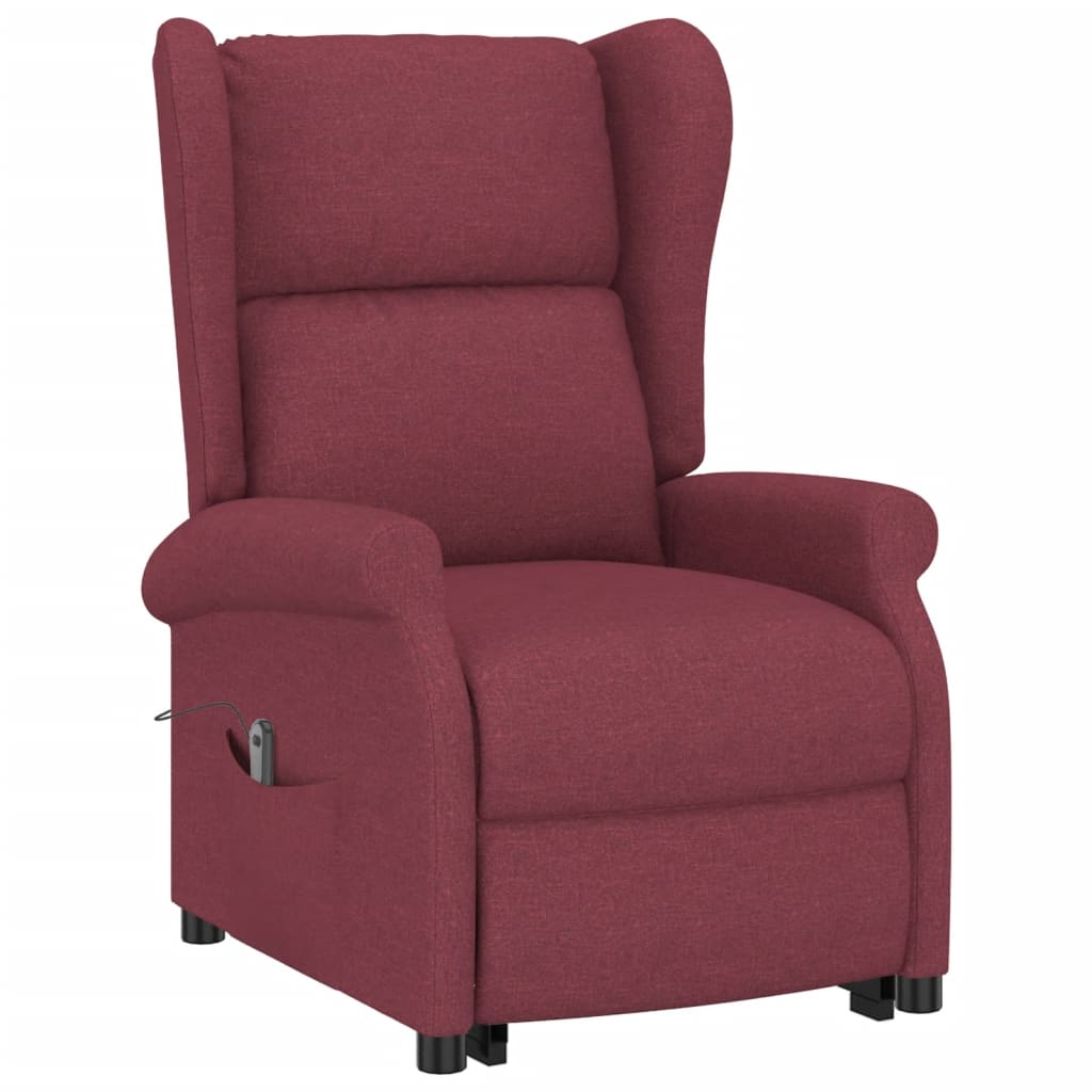 vidaXL Fauteuil Rouge bordeaux Tissu - Xios Store SNC