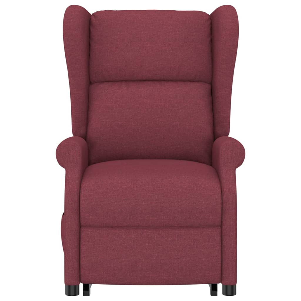 vidaXL Fauteuil Rouge bordeaux Tissu - Xios Store SNC