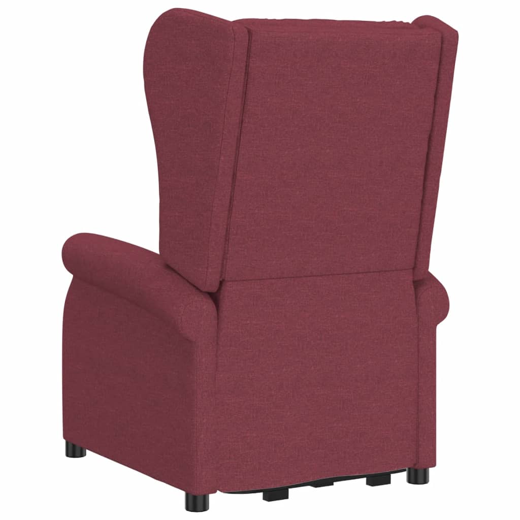 vidaXL Fauteuil Rouge bordeaux Tissu - Xios Store SNC