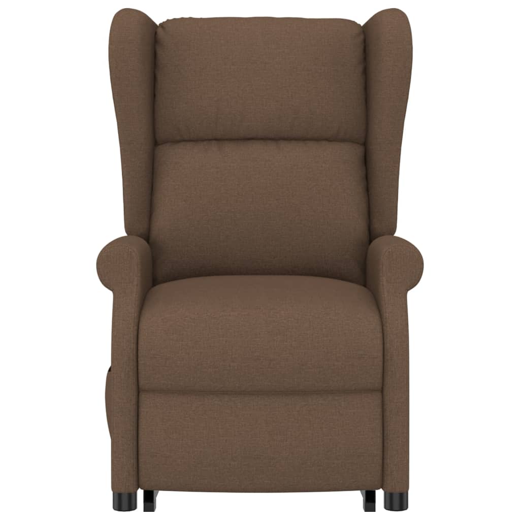 vidaXL Fauteuil Marron Tissu - Xios Store SNC