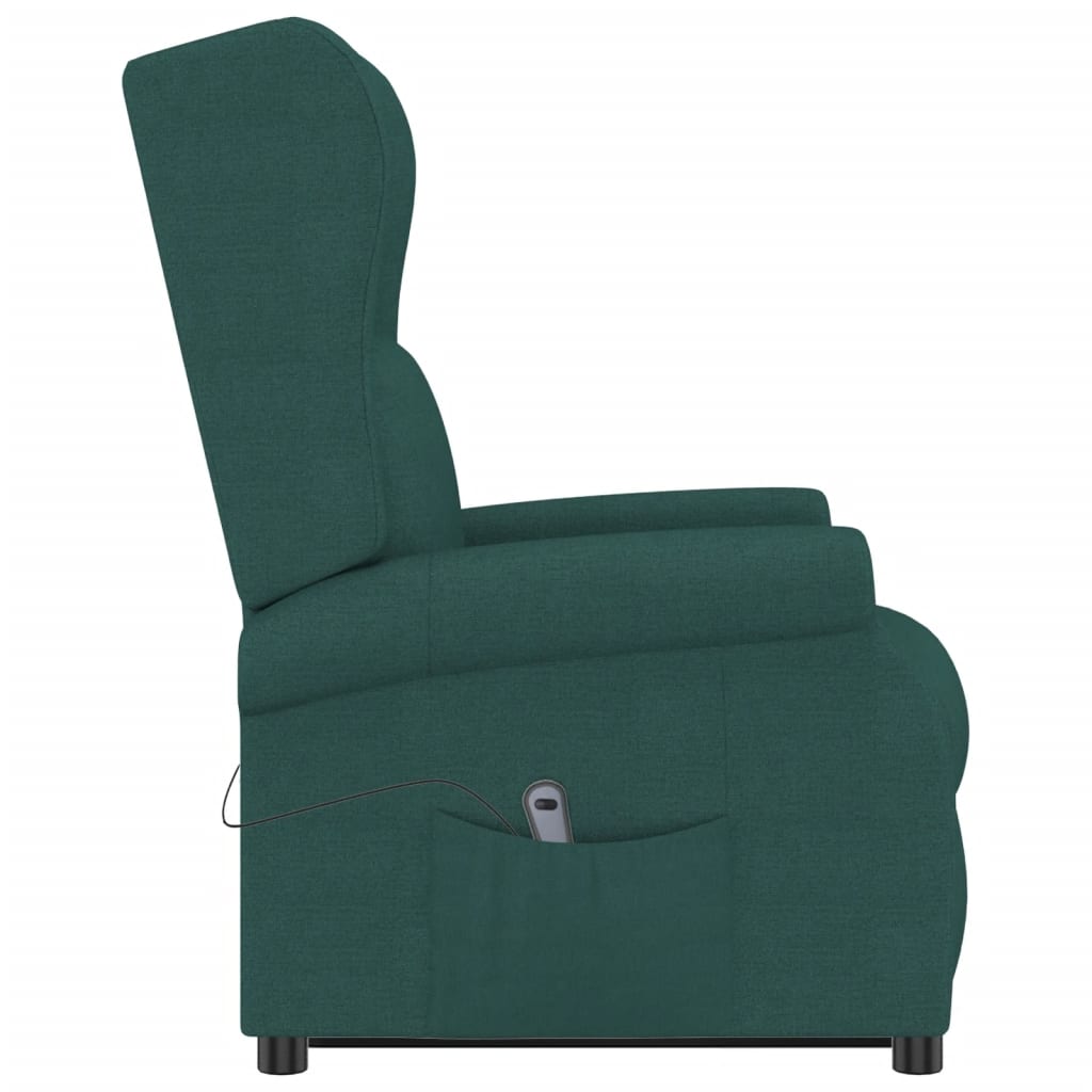 vidaXL Fauteuil Vert foncé Tissu - Xios Store SNC