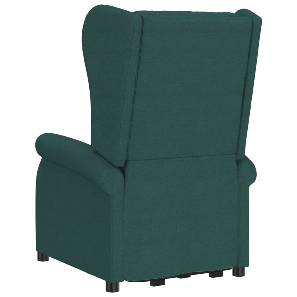 vidaXL Fauteuil Vert foncé Tissu - Xios Store SNC