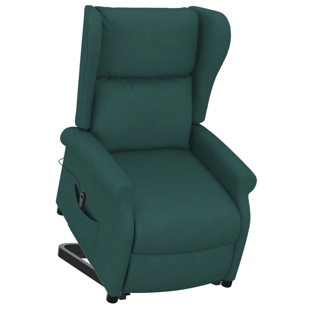 vidaXL Fauteuil Vert foncé Tissu - Xios Store SNC