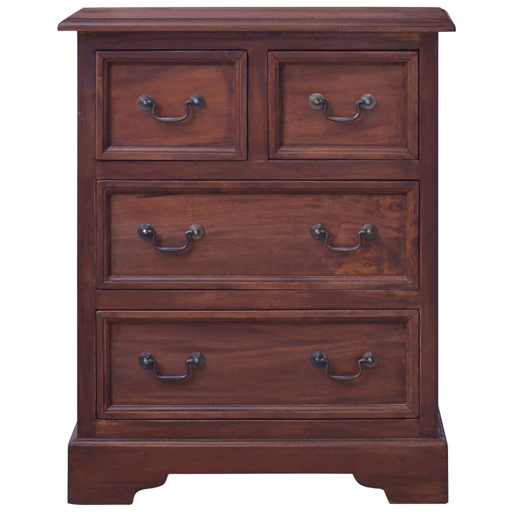 Commode Marron classique Bois d'acajou massif Commodes vidaXL   