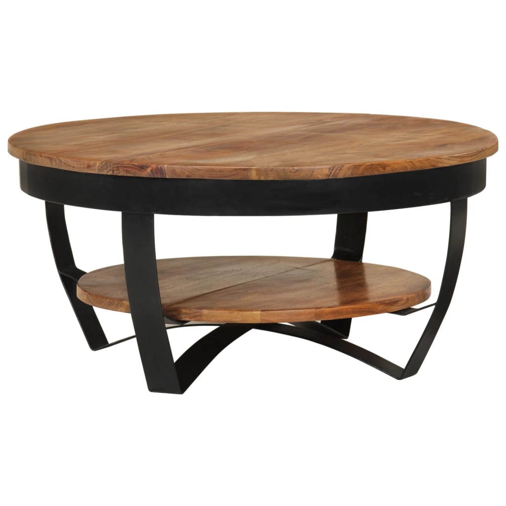 Table basse 65x65x32 cm Bois d'acacia solide Tables basses vidaXL   