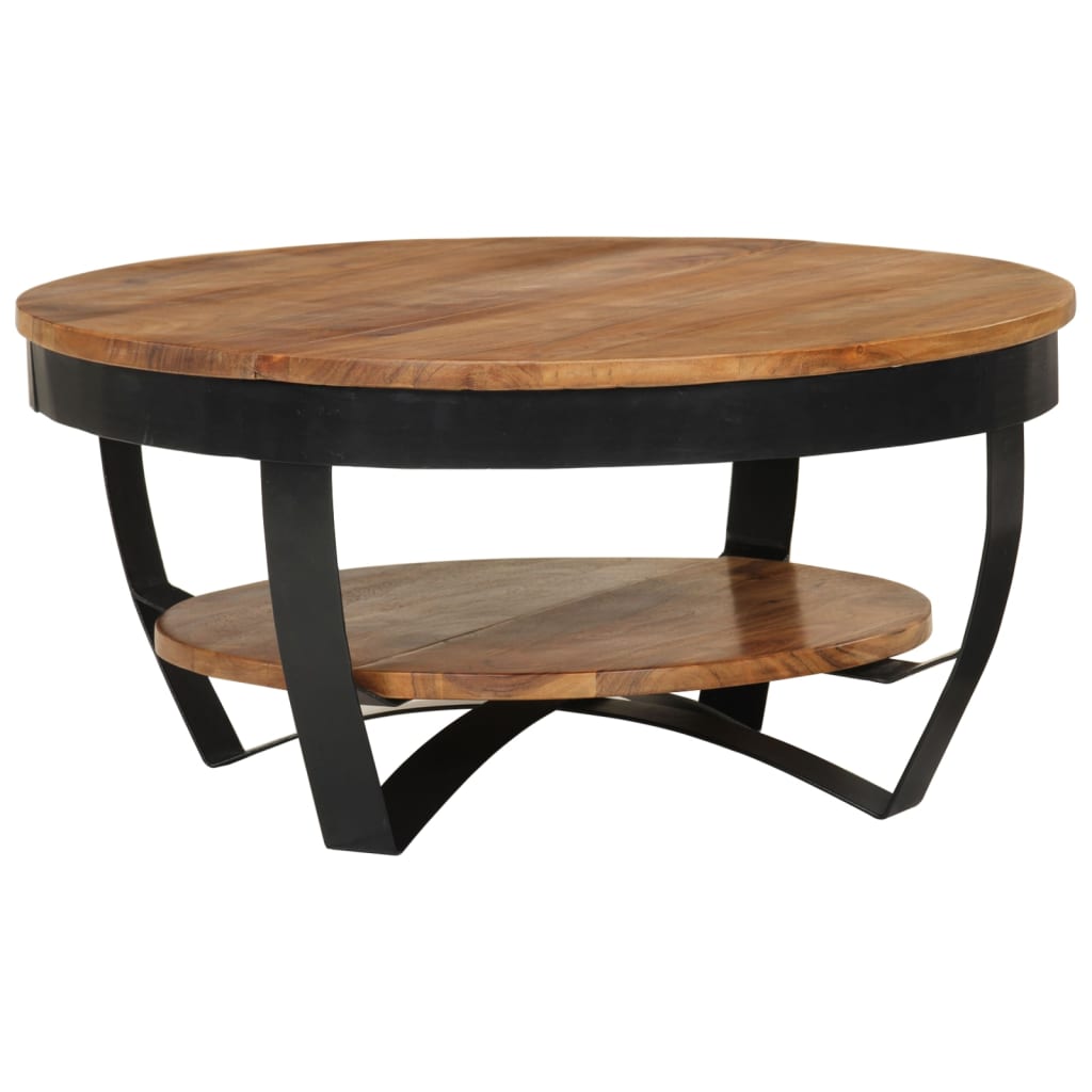 Table basse 65x65x32 cm Bois d'acacia solide Tables basses vidaXL   