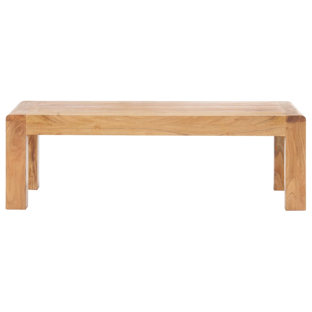 Table basse 110x60x35 cm Bois d'acacia massif et finition miel Tables basses vidaXL   