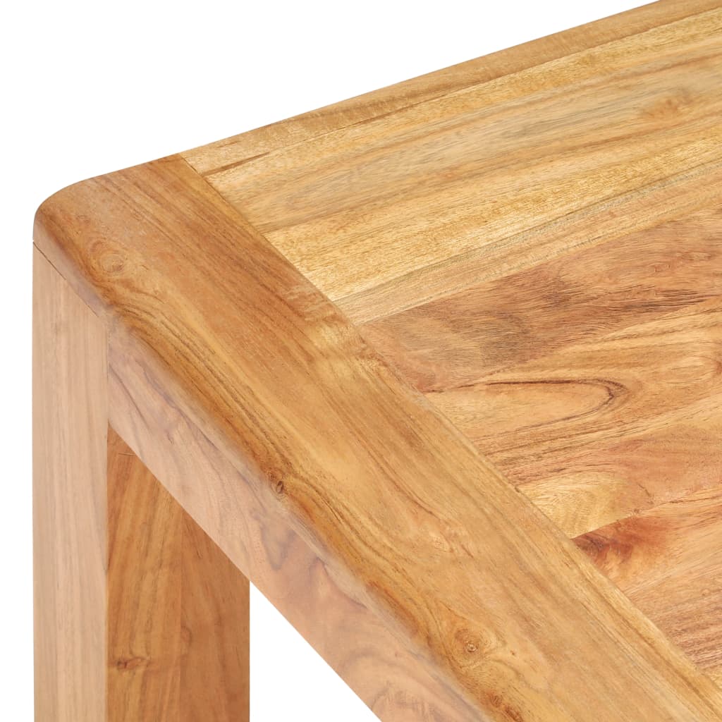 Table basse 110x60x35 cm Bois d'acacia massif et finition miel Tables basses vidaXL   