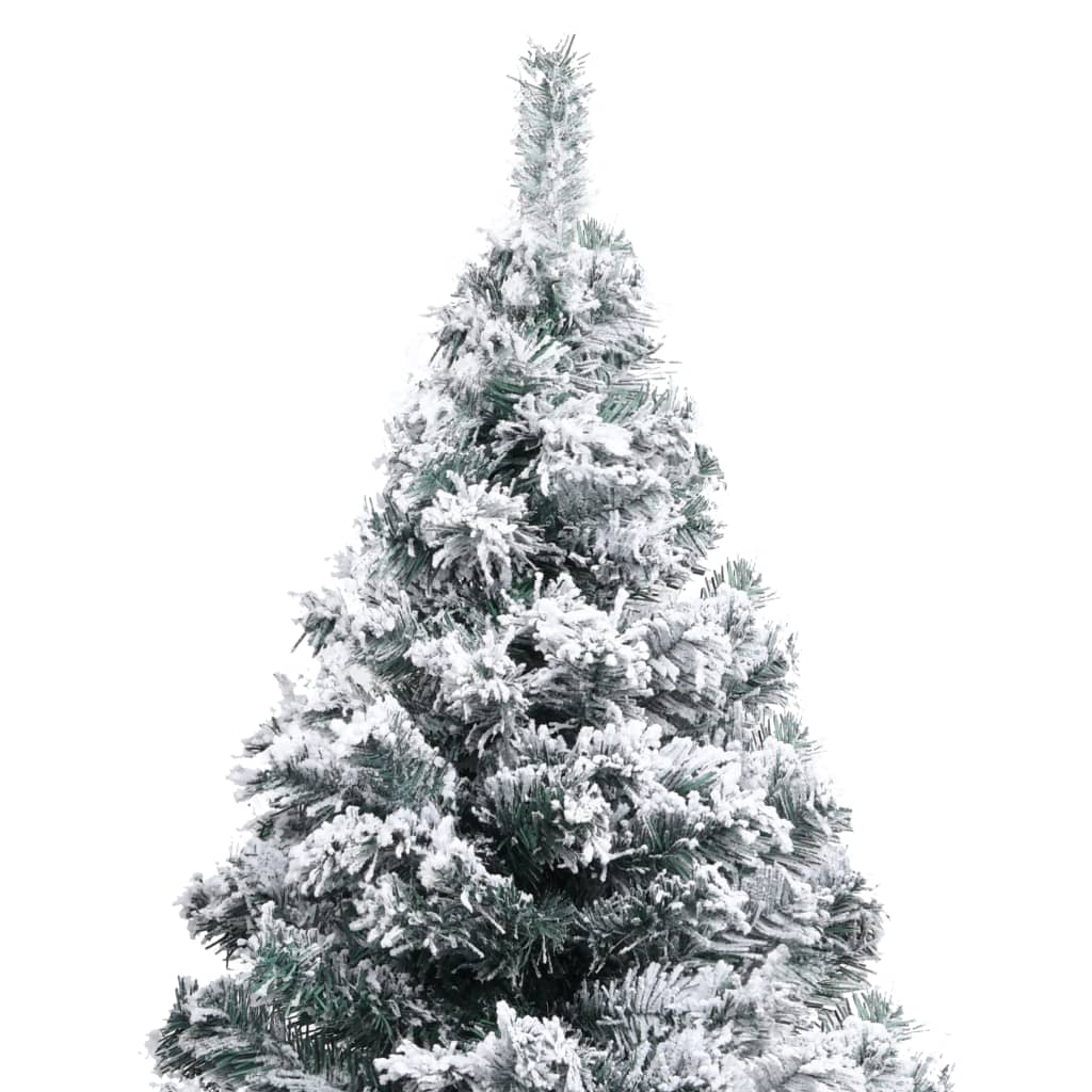 Sapin de Noël artificiel avec neige floquée vert 150 cm PVC - Xios Store SNC