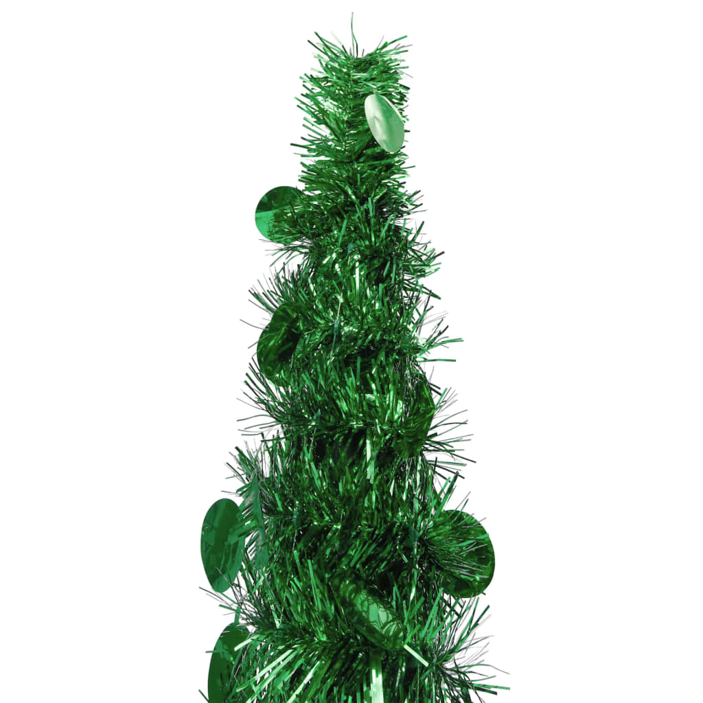 Sapin de Noël artificiel escamotable vert 180 cm PET - Xios Store SNC