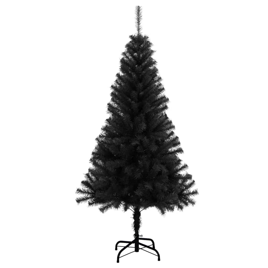 Sapin de Noël artificiel avec support noir 150 cm PVC - Xios Store SNC