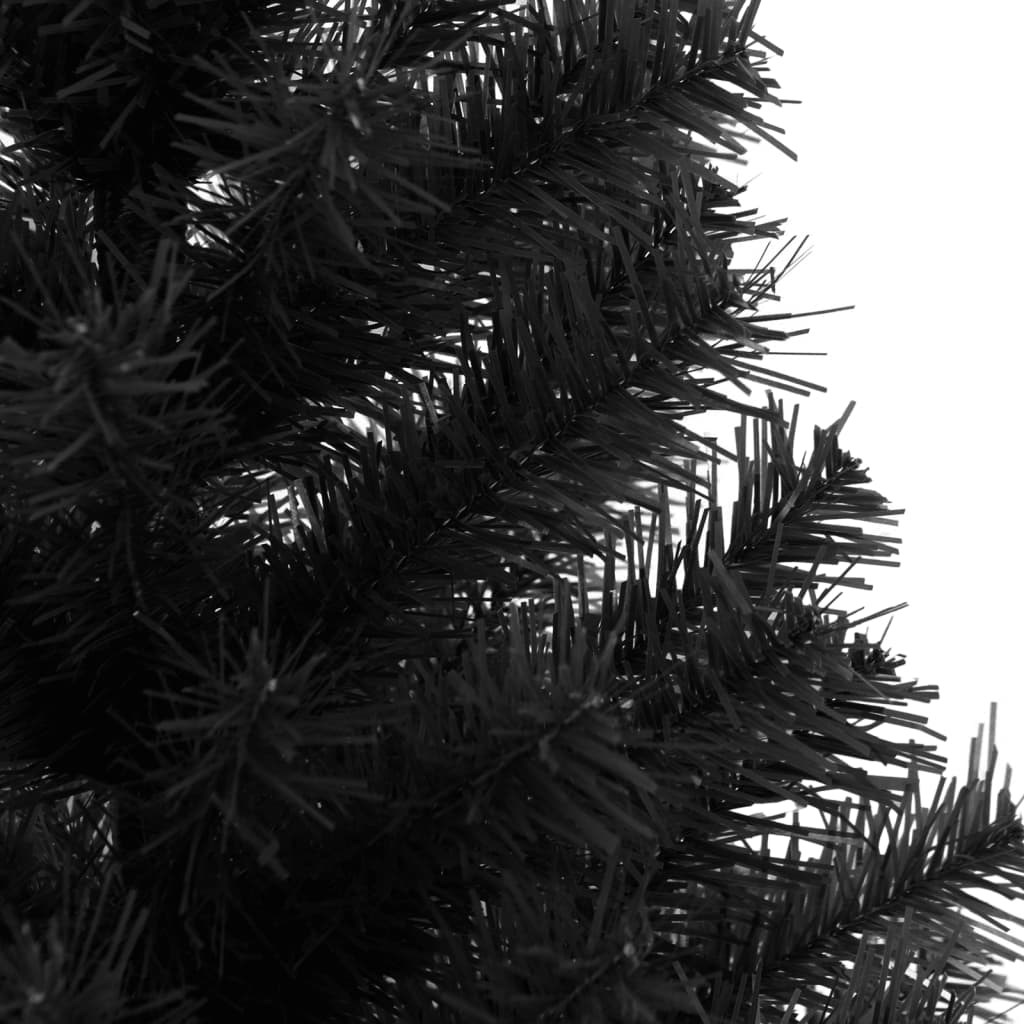 Sapin de Noël artificiel avec support noir 150 cm PVC - Xios Store SNC