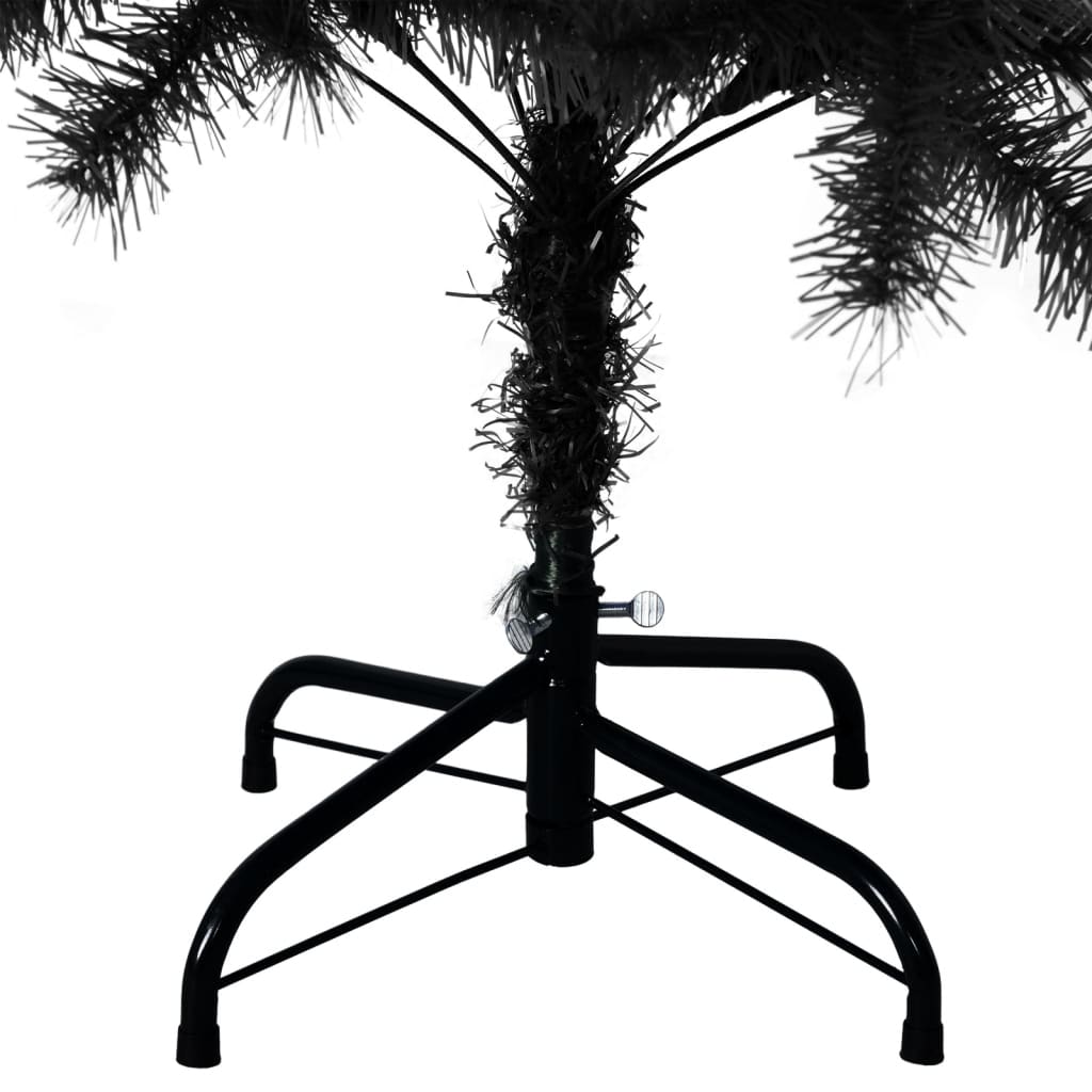 Sapin de Noël artificiel avec support noir 150 cm PVC - Xios Store SNC