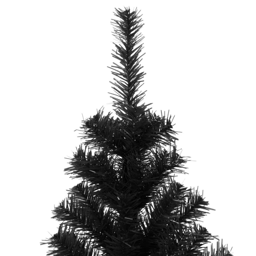 Sapin de Noël artificiel avec support noir 180 cm PVC - Xios Store SNC