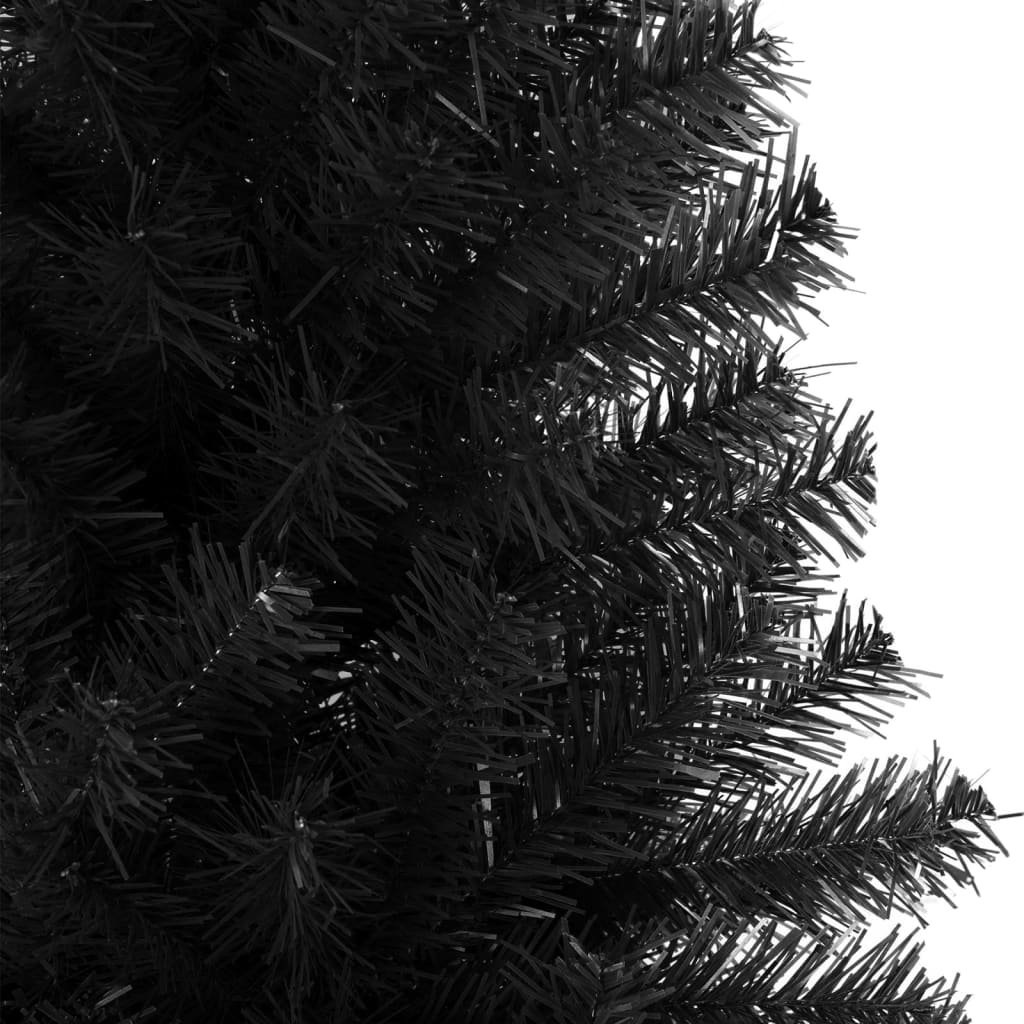 Sapin de Noël artificiel avec support noir 180 cm PVC - Xios Store SNC