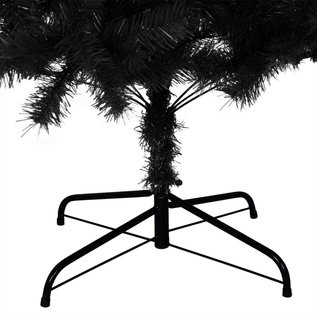 Sapin de Noël artificiel avec support noir 180 cm PVC - Xios Store SNC