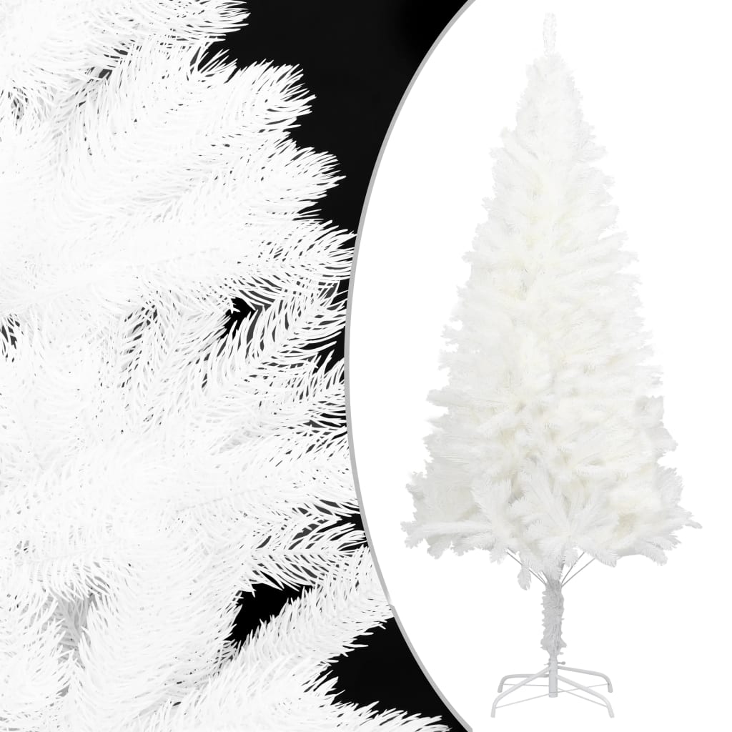 Arbre de Noël artificiel aiguilles réalistes blanc 120 cm - Xios Store SNC