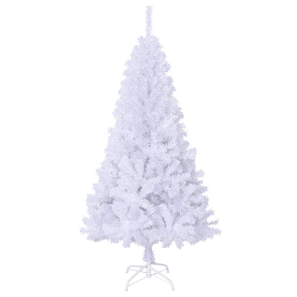 Arbre de Noël artificiel avec branches épaisses blanc 150cm PVC - Xios Store SNC