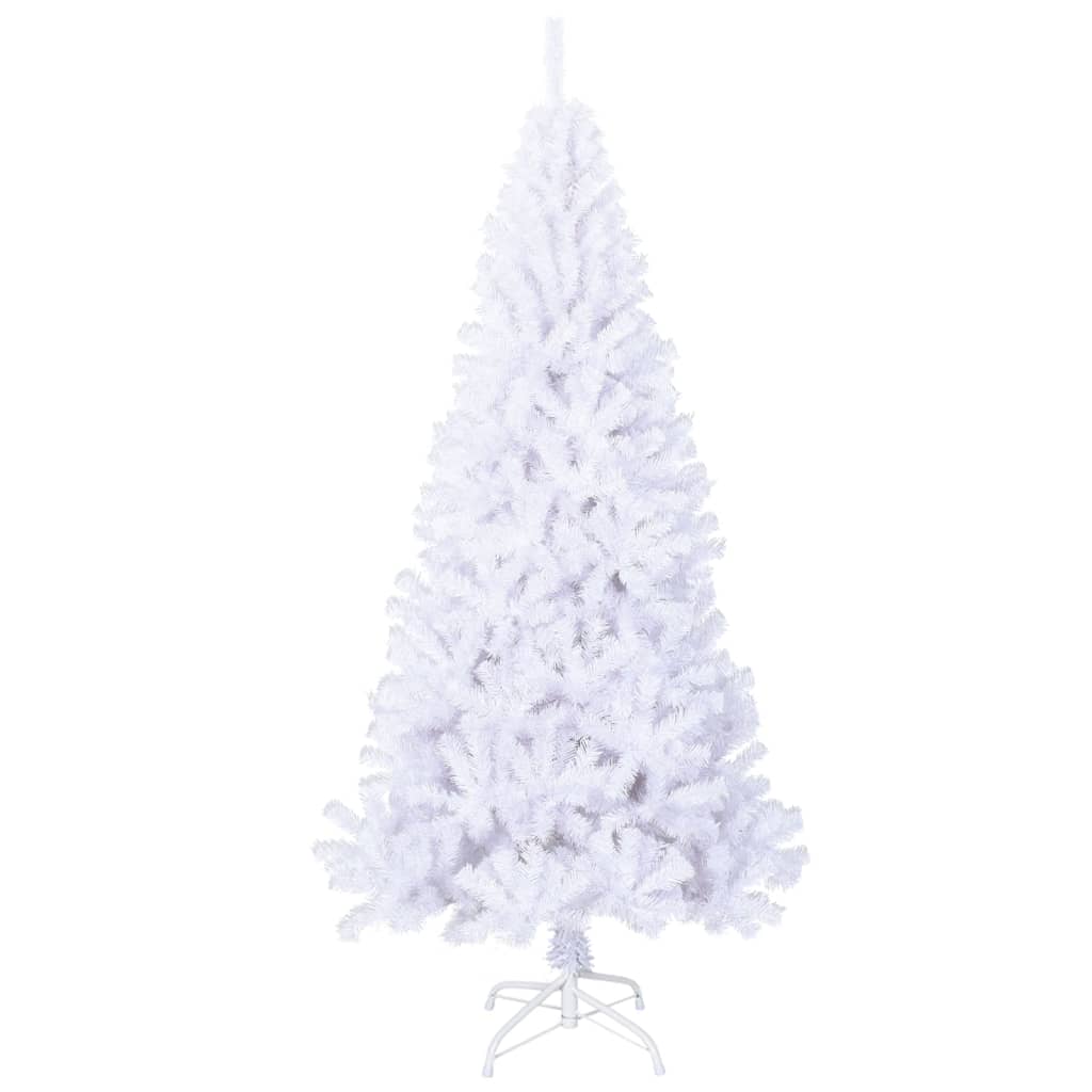 Arbre de Noël artificiel avec branches épaisses blanc 180cm PVC - Xios Store SNC