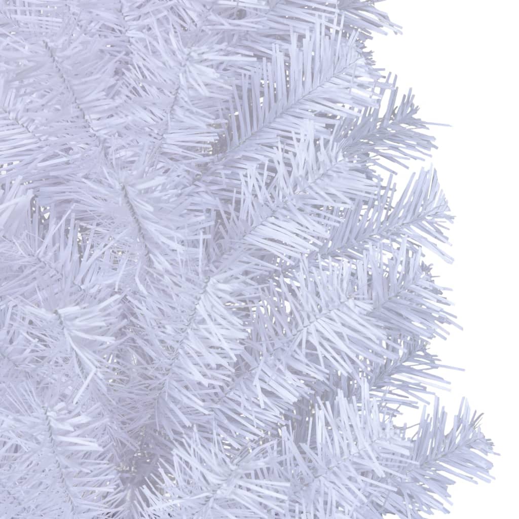 Arbre de Noël artificiel avec branches épaisses blanc 180cm PVC - Xios Store SNC