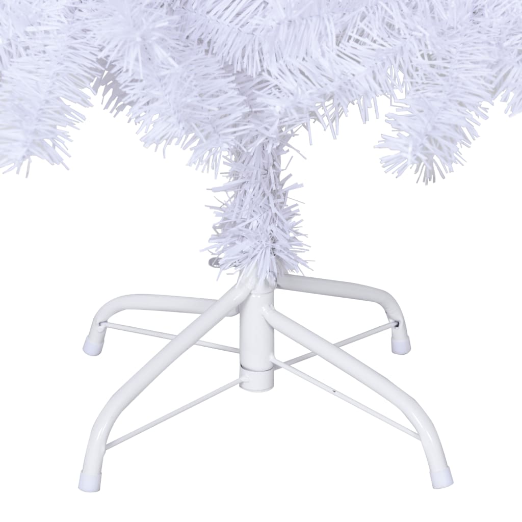 Arbre de Noël artificiel avec branches épaisses blanc 180cm PVC - Xios Store SNC