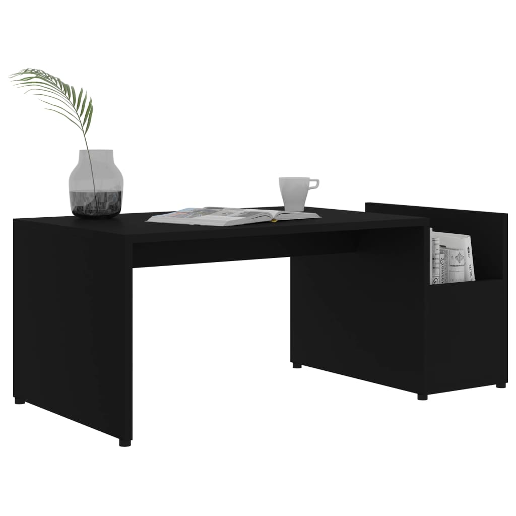 Table basse Noir 90x45x35 cm bois d’ingénierie Tables basses vidaXL   