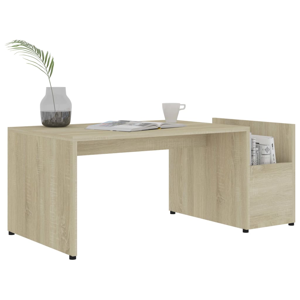 Table basse Chêne sonoma 90x45x35 cm bois d’ingénierie Tables basses vidaXL   