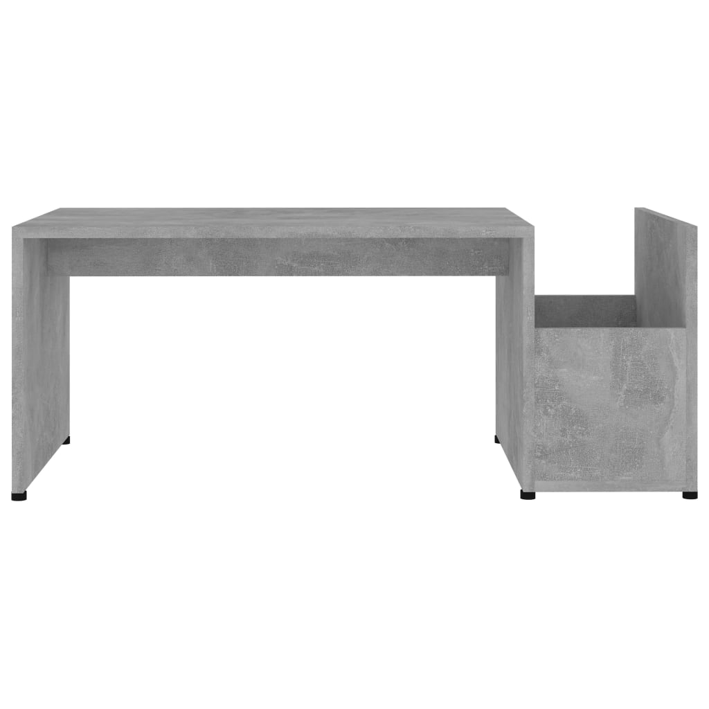 Table basse Gris béton 90x45x35 cm bois d’ingénierie Tables basses vidaXL   