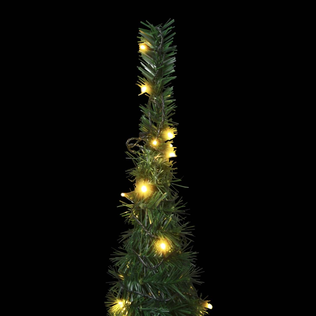 Sapin de Noël artificiel pré-éclairé avec guirlandes vert 150cm - Xios Store SNC