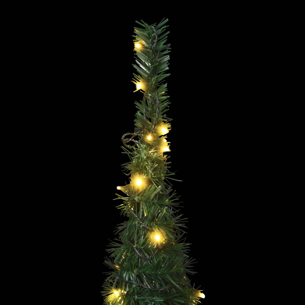 Sapin de Noël artificiel pré-éclairé avec guirlandes vert 180cm - Xios Store SNC