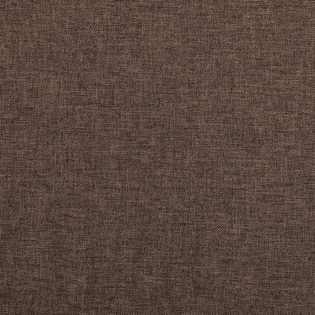 Rideau occultant d'aspect de lin avec crochets Taupe 290x245 cm Rideaux vidaXL   