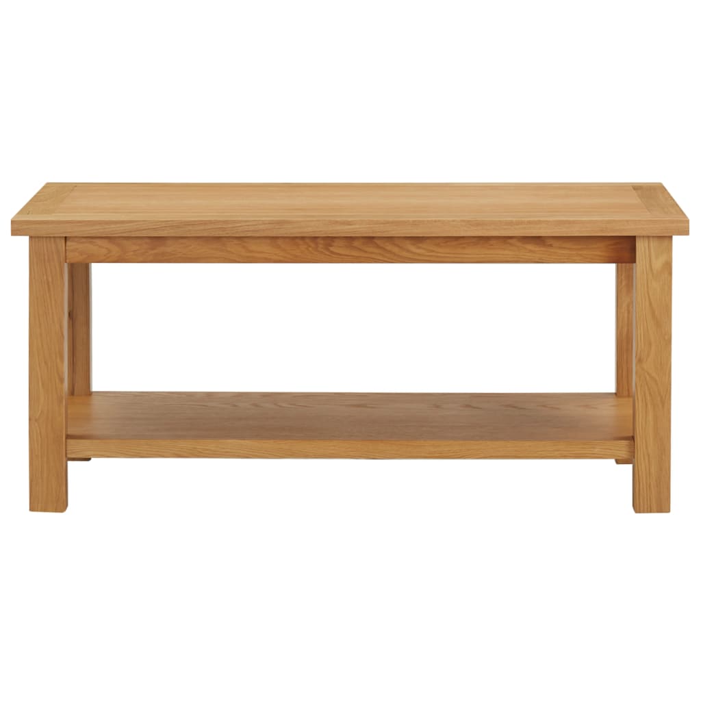 Table basse 90x45x40 cm Bois de chêne massif Tables basses vidaXL   