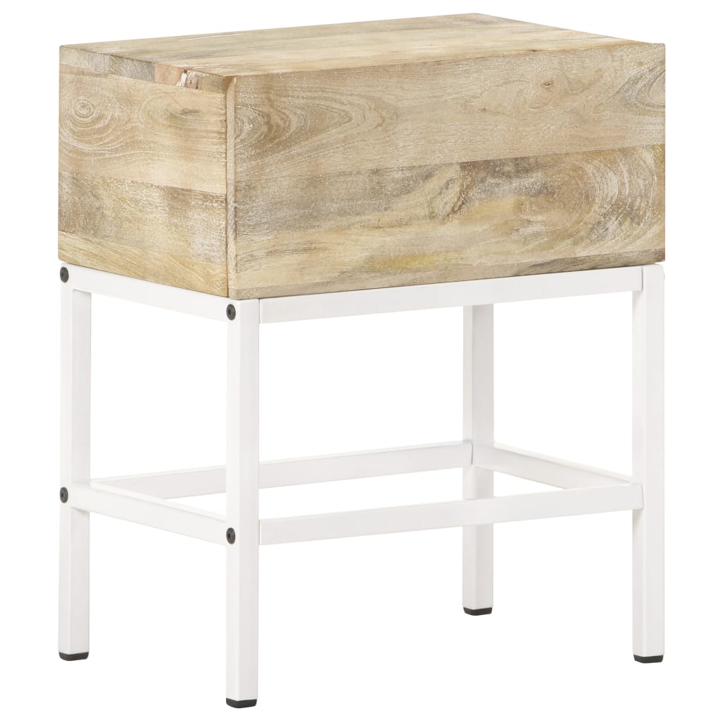 Table de chevet 40x30x50 cm Bois de manguier massif Tables de chevet vidaXL   