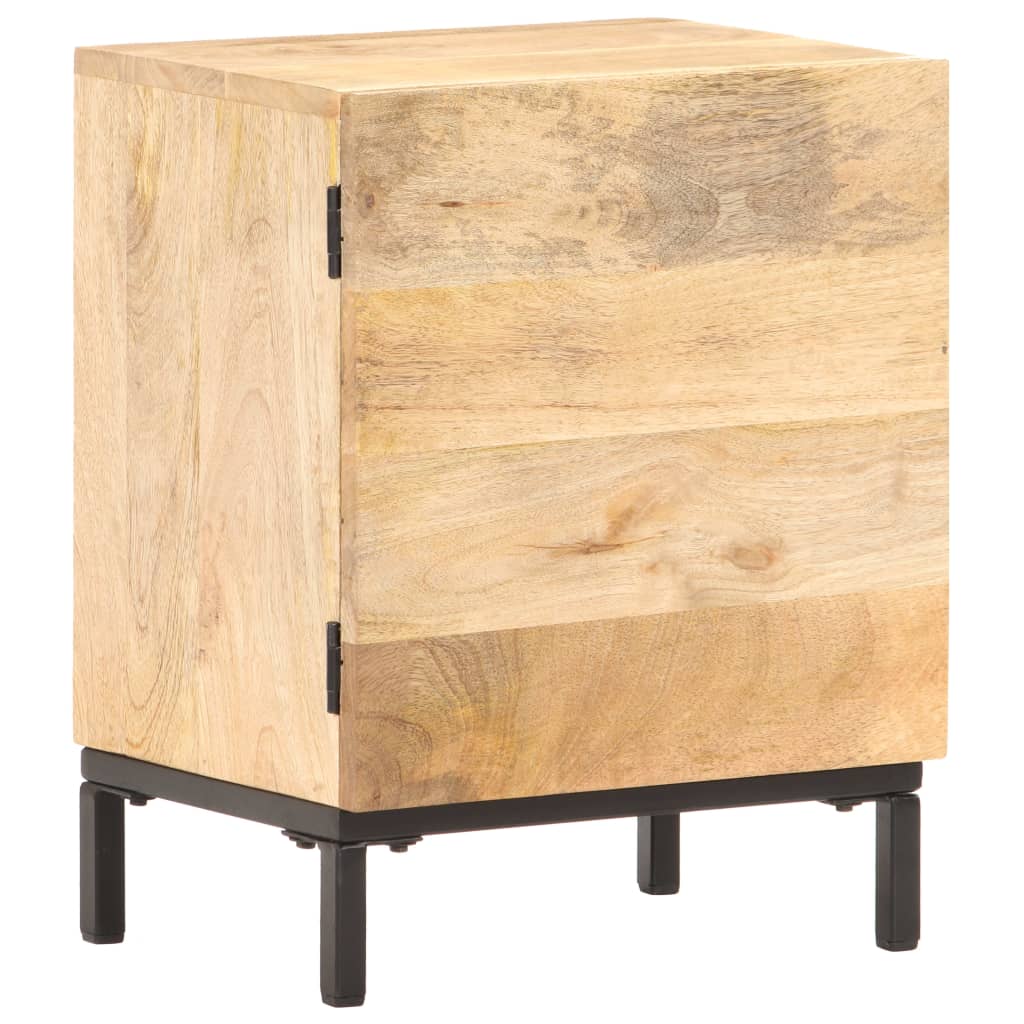 Table de chevet 40x30x51 cm Bois de manguier solide Tables de chevet vidaXL