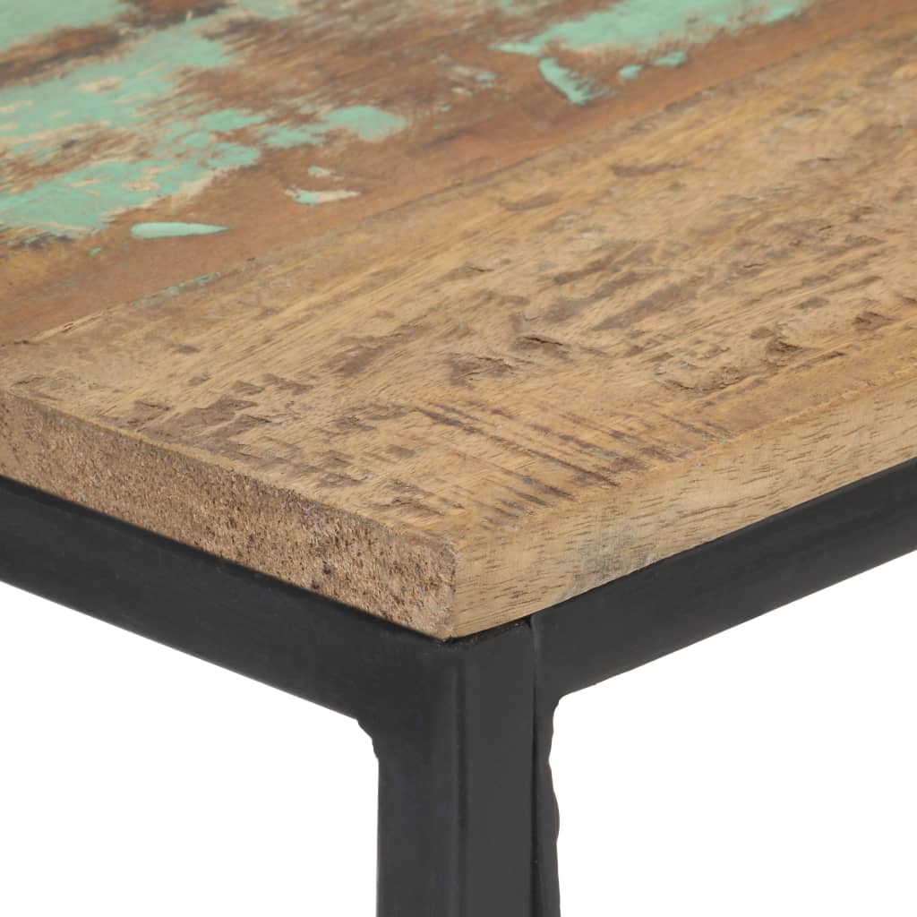 Table console 110x35x75 cm Bois de récupération massif Tables d'appoint vidaXL