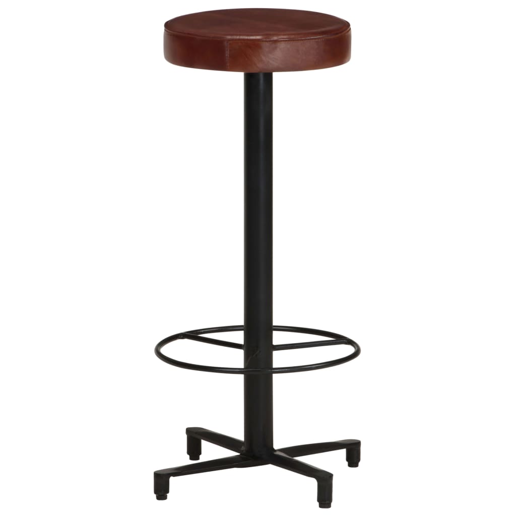 Tabourets de bar lot de 2 76 cm cuir véritable Tabourets de bar vidaXL