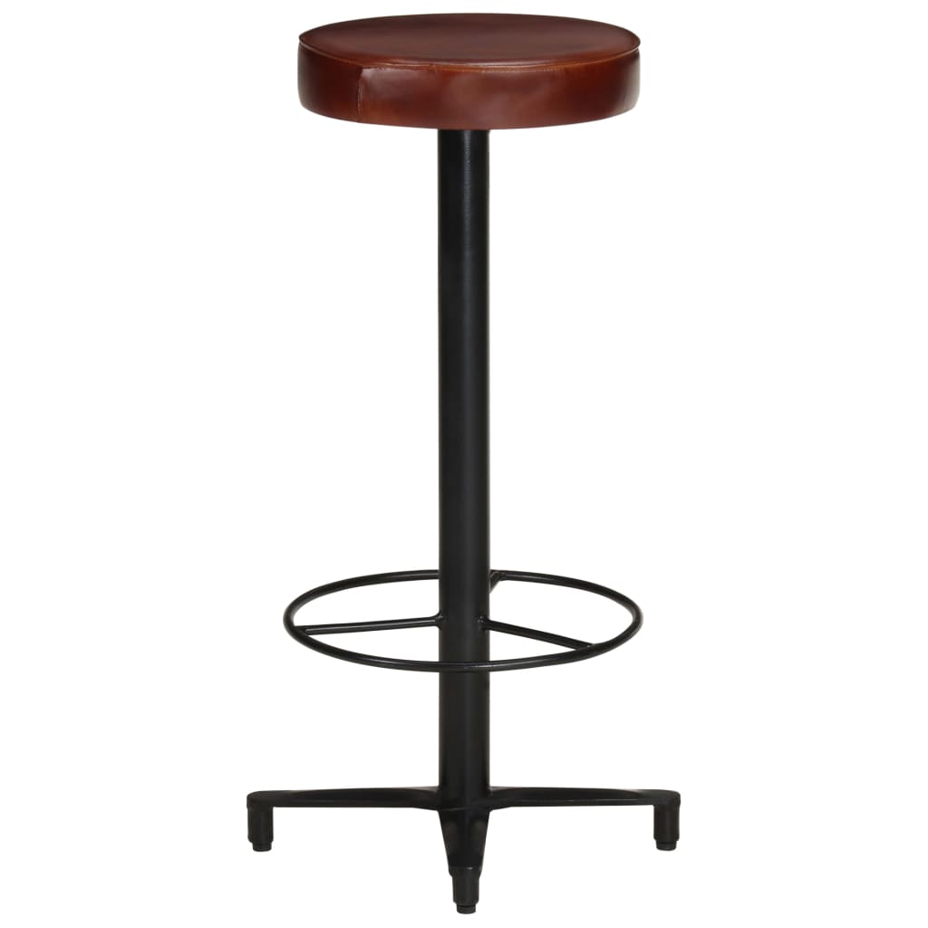 Tabourets de bar lot de 2 76 cm cuir véritable Tabourets de bar vidaXL