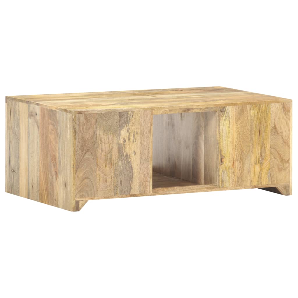 Table basse 90x50x35 cm Bois solide de manguier Tables basses vidaXL