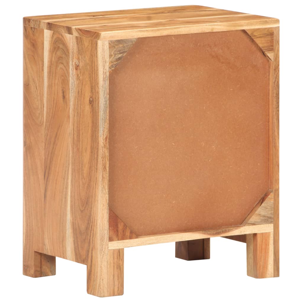 Table de chevet 40x30x50 cm Bois d'acacia massif Tables de chevet vidaXL   