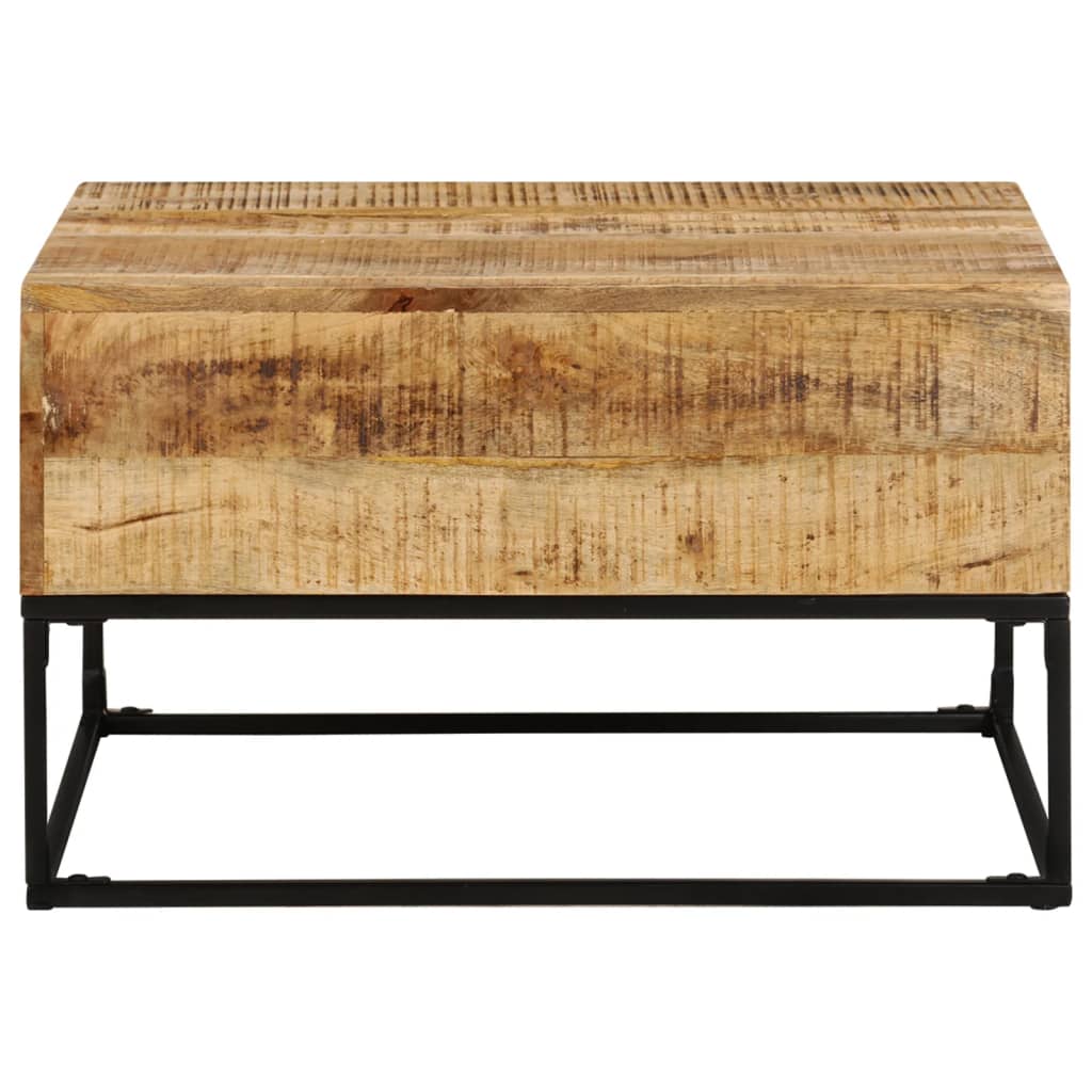 Table basse 68x68x41 cm Bois de manguier brut Tables basses vidaXL   