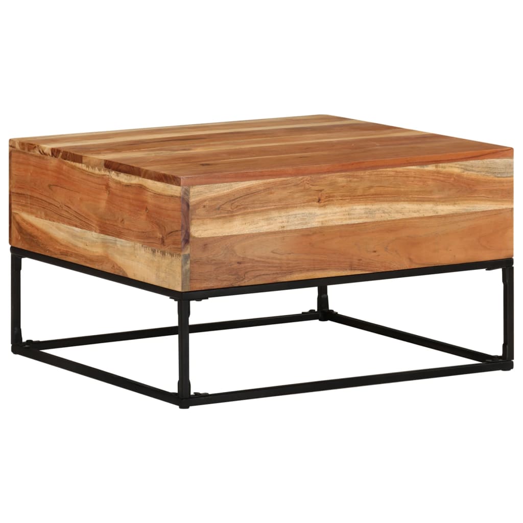 Table basse 68x68x41 cm Bois d'acacia solide Tables basses vidaXL