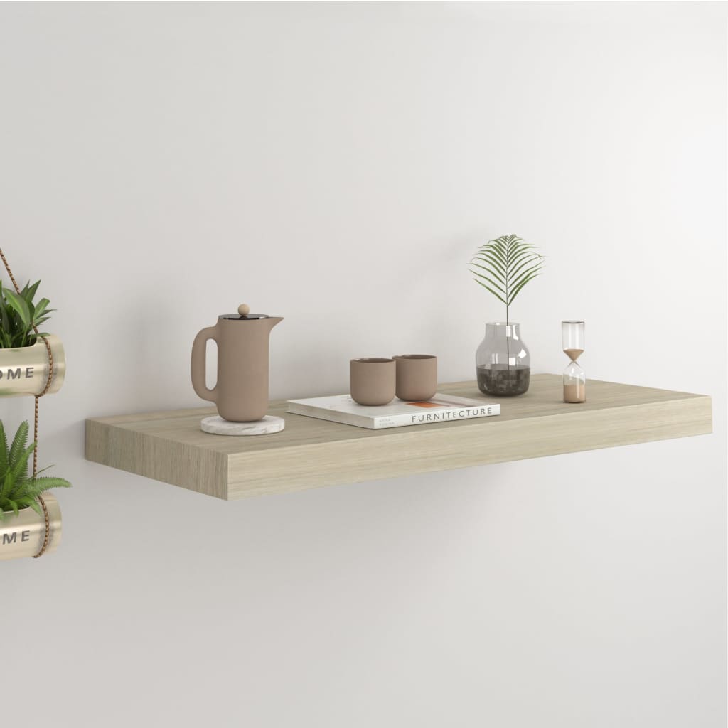 Étagère flottante murale chêne 60x23,5x3,8 cm MDF Étagères murales & corniches vidaXL   