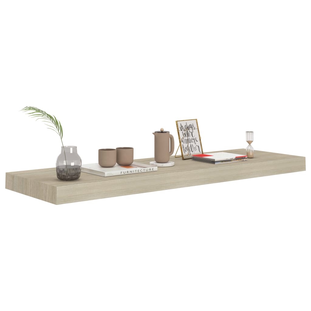 Étagère flottante murale chêne 80x23,5x3,8 cm MDF Étagères murales & corniches vidaXL   