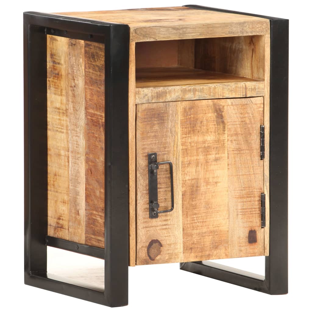 Table de chevet 40x35x55 cm Bois de manguier solide Tables de chevet vidaXL