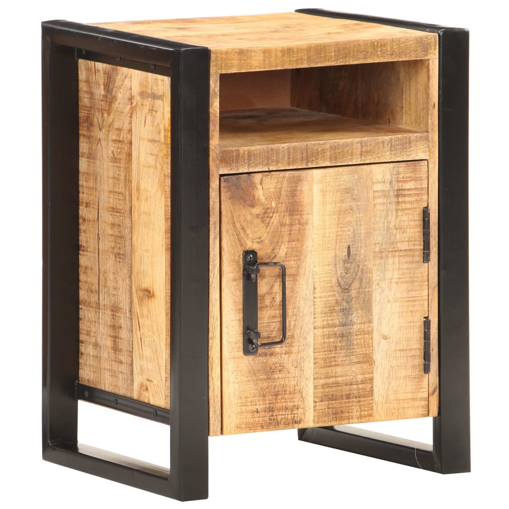 Table de chevet 40x35x55 cm Bois de manguier solide Tables de chevet vidaXL