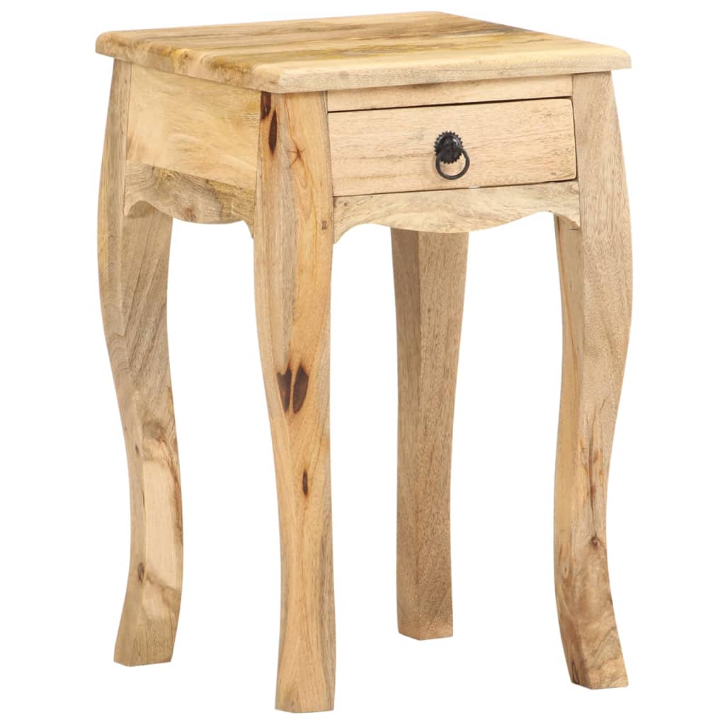 Table de chevet 28x28x46 cm Bois de manguier massif Tables de chevet vidaXL