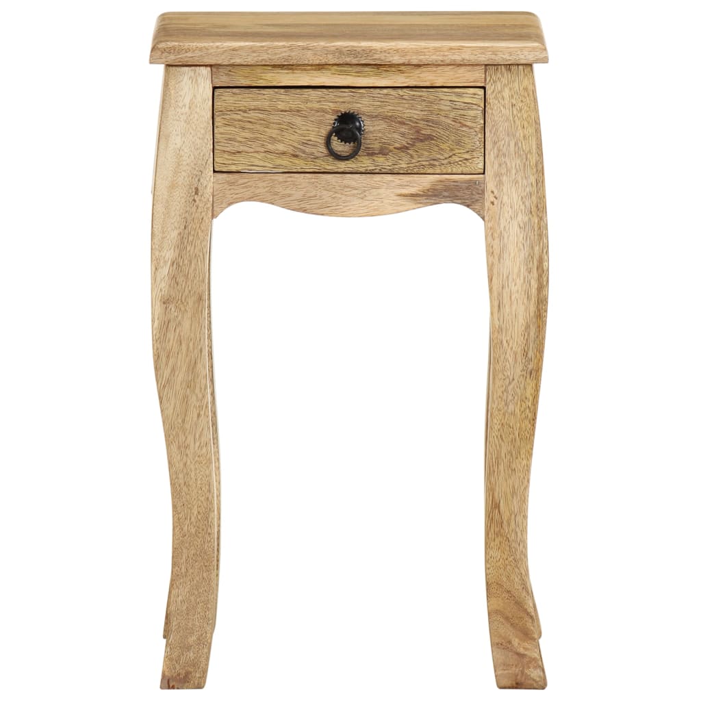 Table de chevet 28x28x46 cm Bois de manguier massif Tables de chevet vidaXL