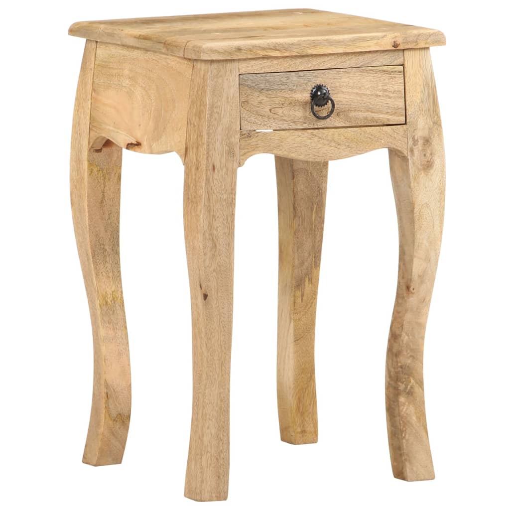 Table de chevet 28x28x46 cm Bois de manguier massif Tables de chevet vidaXL