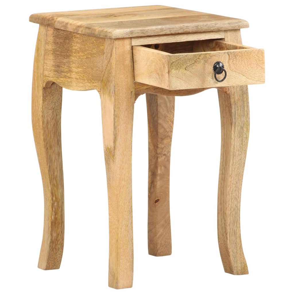 Table de chevet 28x28x46 cm Bois de manguier massif Tables de chevet vidaXL