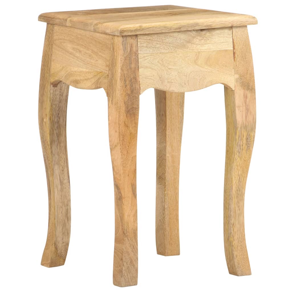 Table de chevet 28x28x46 cm Bois de manguier massif Tables de chevet vidaXL